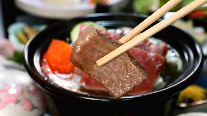 【半個室食】最高級部位◆鳳来牛サーロイン陶板焼＆季節の会席◆肉の旨味を贅沢に堪能！【１泊２食付】